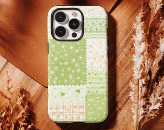 Funda para teléfono con collage vintage, funda con collage floral, para iPhone 17, 16, 15, 14, 13, 12, 11 Pro Max, Samsung S25, S24, S23, S22 Ultra