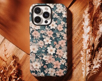 Floral Surprise Phone Case, Aesthetic Phone Cover, Compatible For iPhone 17 16, 15, 14, 13, 12, 11 Pro Max ,Samsung S25 S24 S23 S22 Ultra