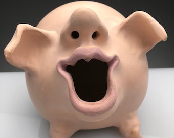 Vintage Ceramic Pig, FREE Shipping