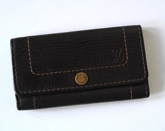 Vintage Louis Vuitton Brown Wallet Key Holder