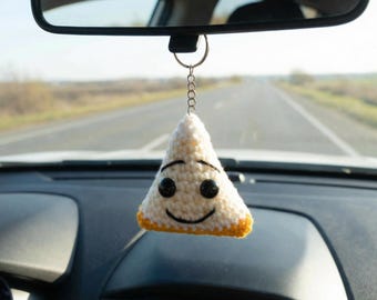 Crochet Lemon Keychain Pattern, Amigurumi Fruit Charm (PDF Pattern)