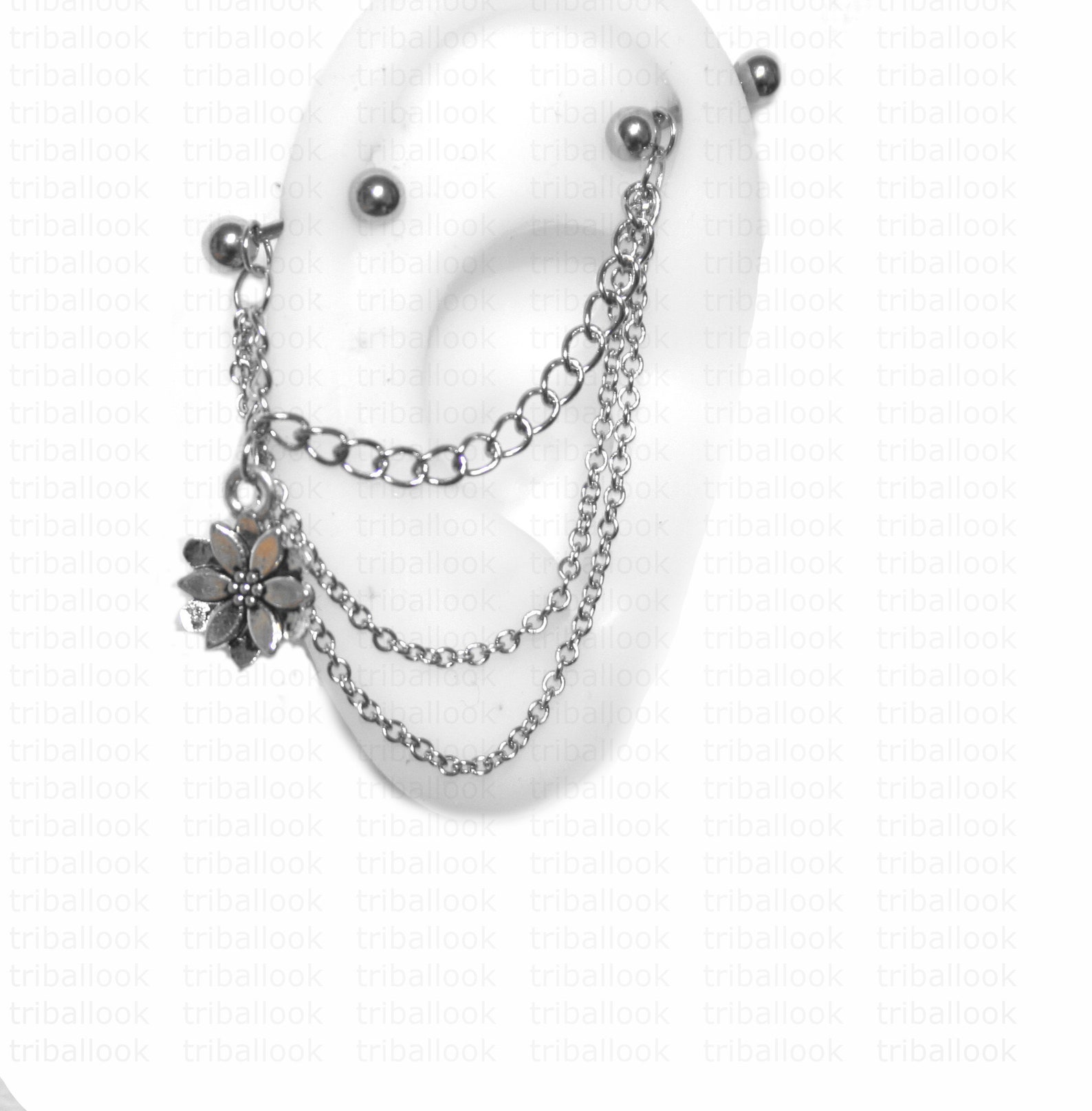 Industrial Barbell Ear Piercingearring Jewelrysurgical Etsy