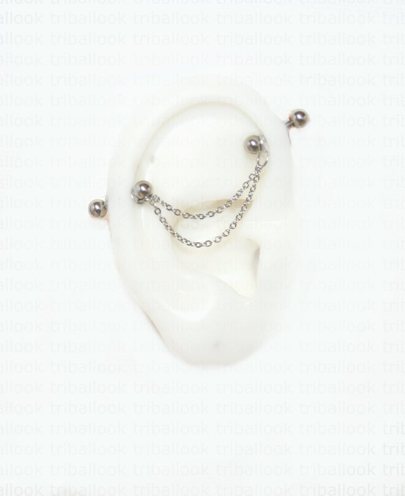 Industrial Barbell Industrial Piercing Jewelry Industrial Etsy