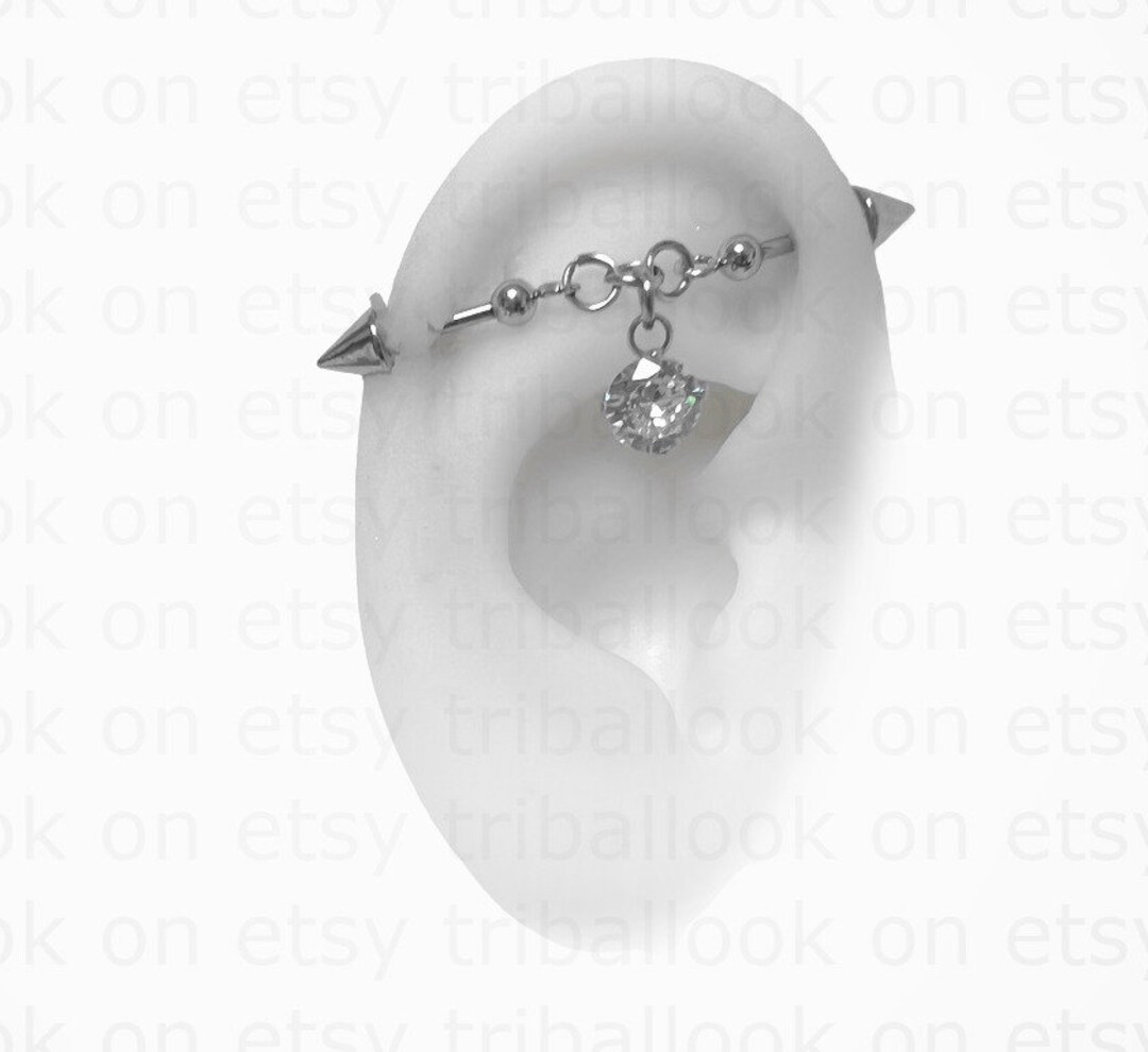 Industrial Barbell Industrial Piercing Jewelry Industrial Etsy