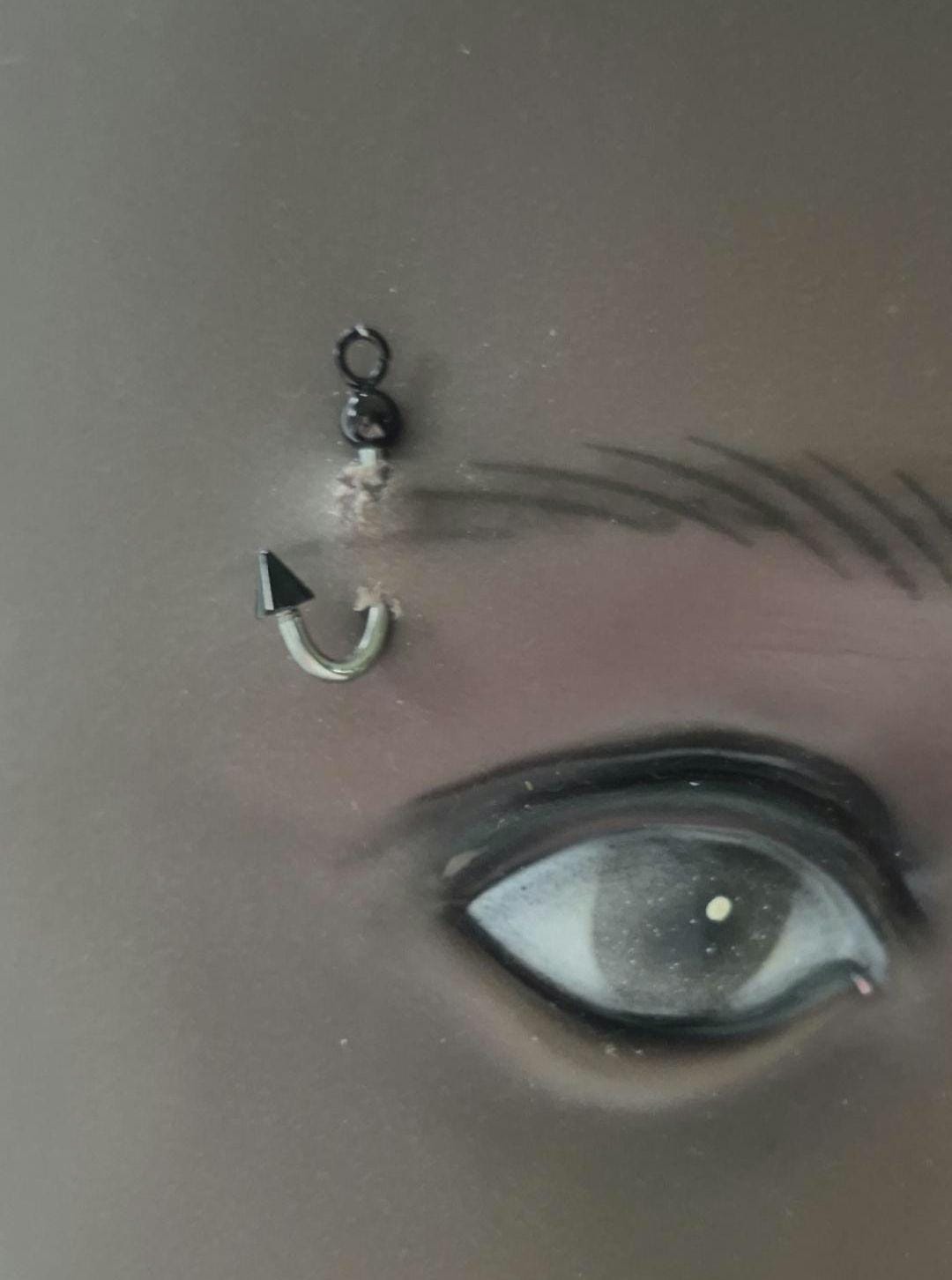 bible times piercing noses with fish hooks Hook Earring Pair and its available in your choice of silver or gold plated stainless steel. A ring on her nose,