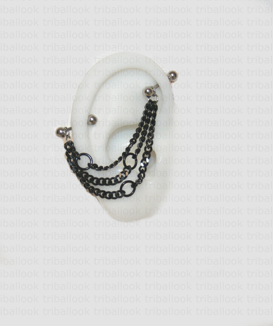 Industrial Barbell 14g 16g Industrial Piercing Jewelry Etsy