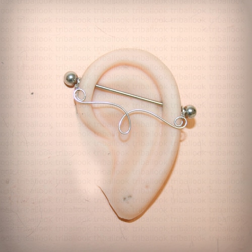 Industrial Barbell Industrial Piercing Jewelry Industrial Etsy