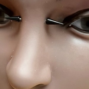 Bijoux de piercing pour pont de nez, bijoux de narine haute, bijoux de piercing de pont, barre à sourcils, avec pointes (jf)