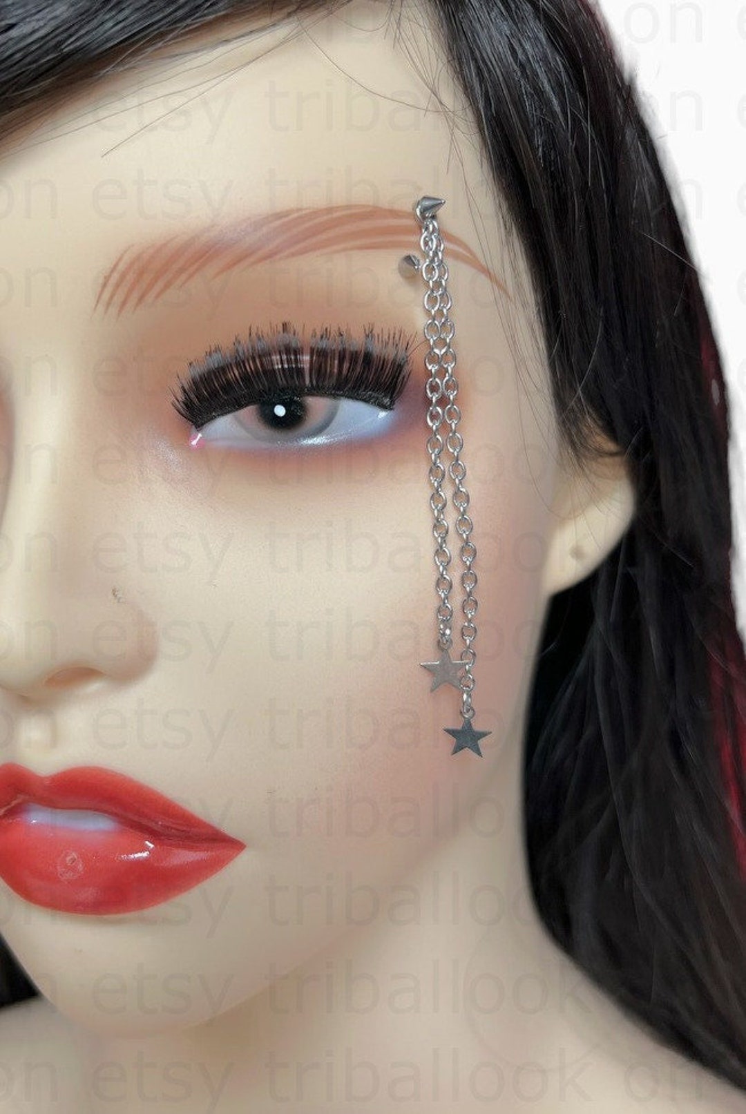 Eyebrow Jewelry Eyebrow Barbell Eyebrow Piercing Jewelry Etsy