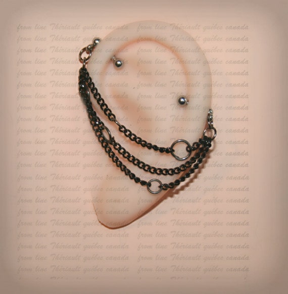 Industrial Barbell 14g 16g Industrial piercing Jewelry Etsy