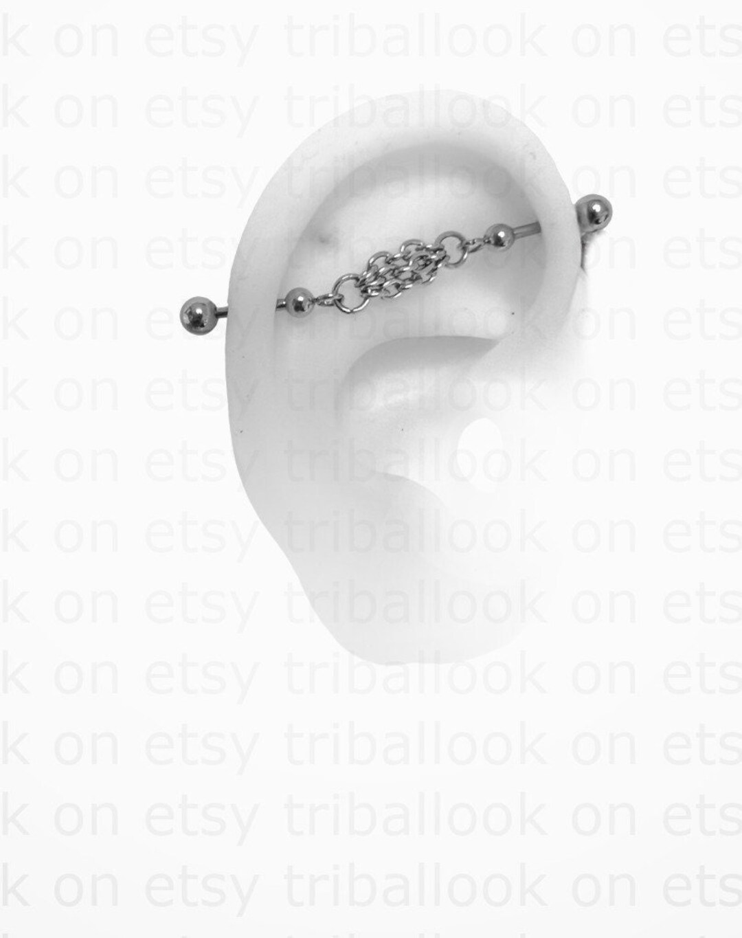 Industrial Barbell, Industrial Piercing, Industrial Bar Earring