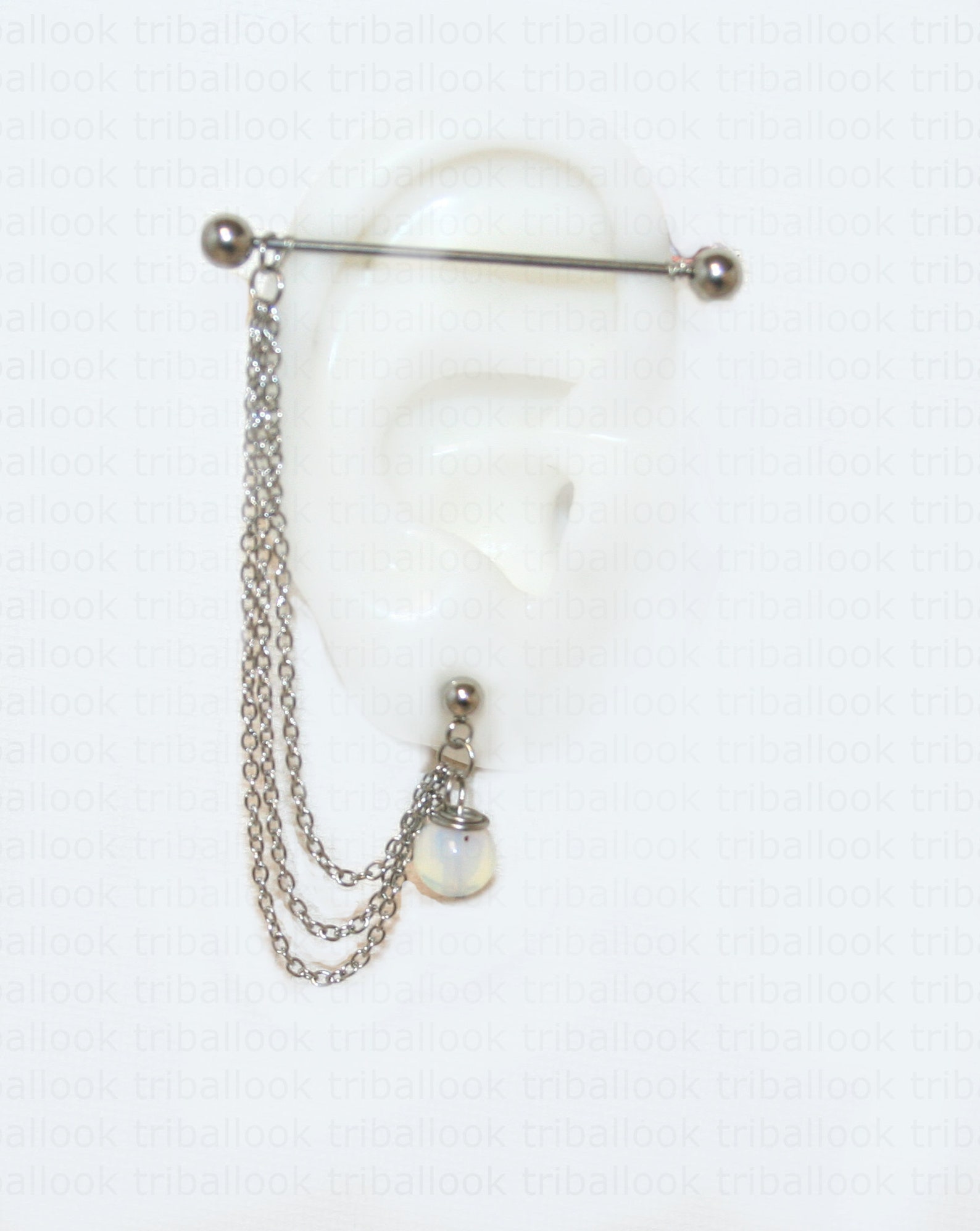 Fake Industrial Barbell Fake Industrial piercing Jewelry