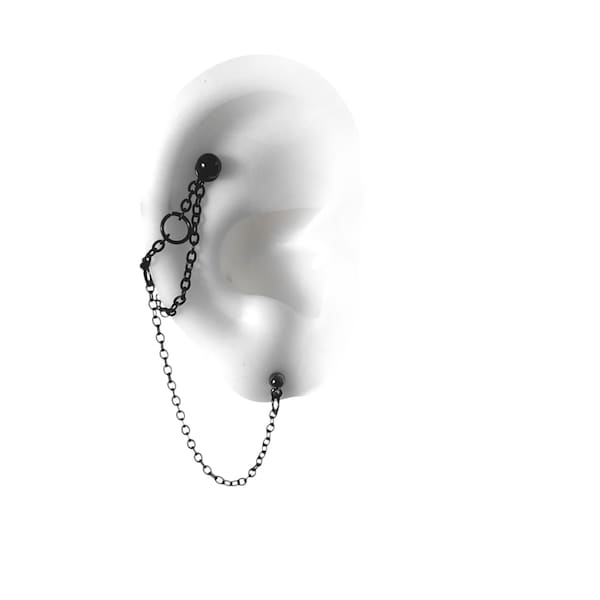 Chirurgenstahl Ohrstecker: Helix oder Muschel an Lobe Piercing (m34 lobe)