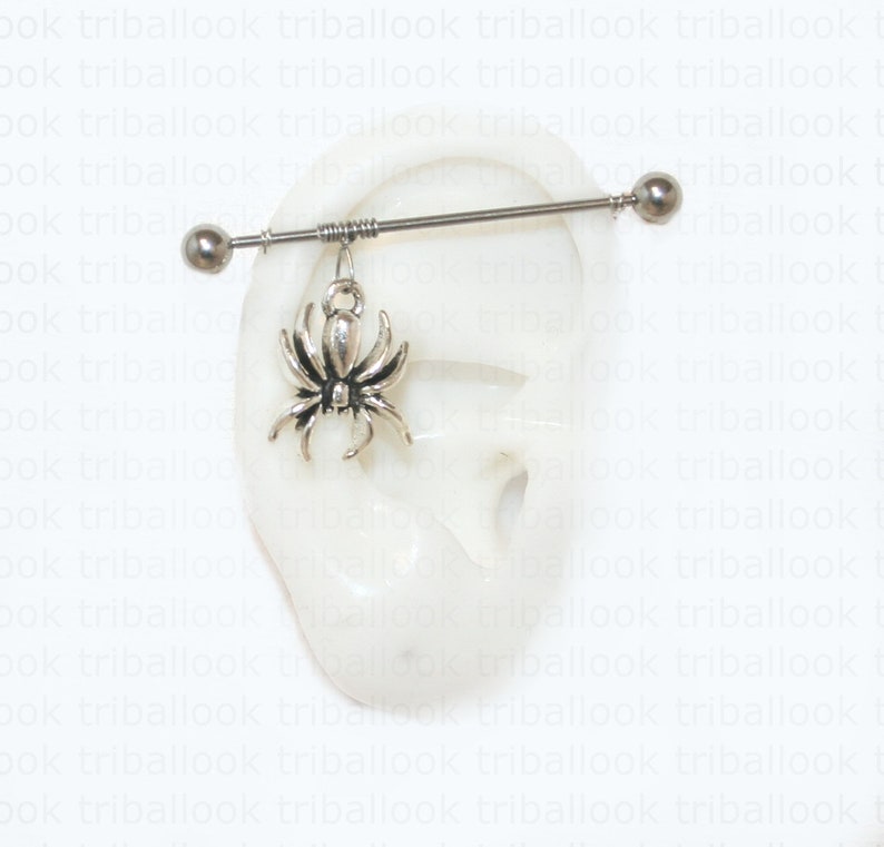 Fake Industrial Barbell Fake Industrial Piercing Jewelry Etsy