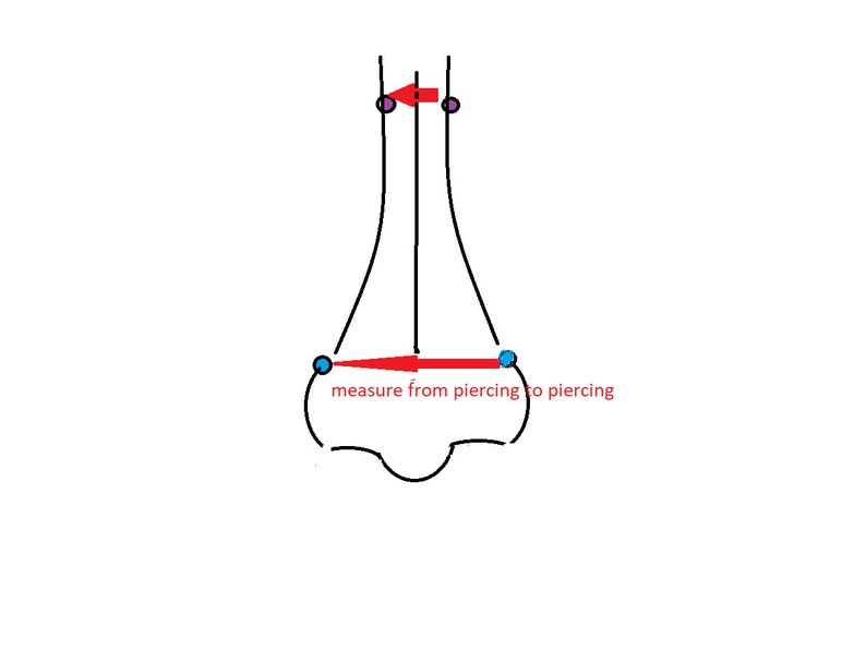 Piercing de pont, bijou de nez, acier inoxydable argenté image 2