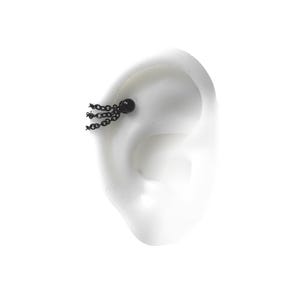 Helix piercing jewelry with triple chains  (m5)