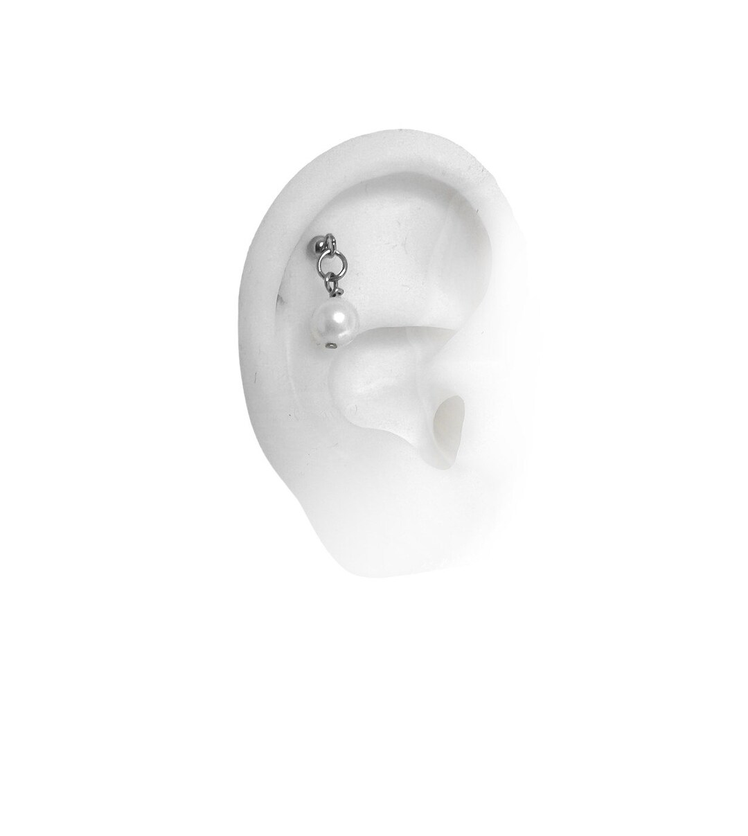 Helix Piercing Barbell, Helix Piercing Jewelry, Titanium or Stainless