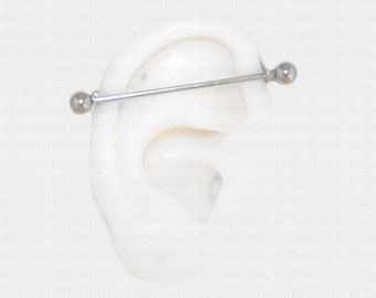 Fake industrial piercing bar, Straight Bar