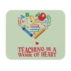 Tappetino per mouse con scritta &quot;Apprezzamento per gli insegnanti&quot;, regalo educativo, accessorio da scrivania, decorazione per l&#39;aula, regali per insegnanti, motivazione all&#39;insegnamento