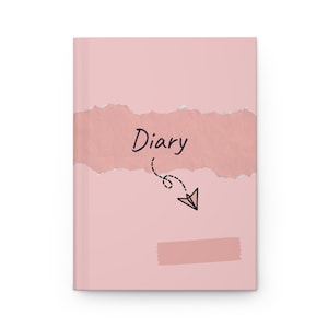 Chic Diary Journal, hardcover Notebook, Custom Writing Journal, Aesthetic Gifts for Students, Bullet Journal