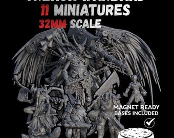 Venta - Miniaturas proxy de Grimdark Trench Warfare – Set completo de ejército del Culto de la Serpiente – Figuras para juegos de guerra de mesa (Pago en EE. UU. PDDP)