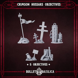 Grimdark Trench Warfare Proxy Lens Marker C – Set di Bulletbasilica