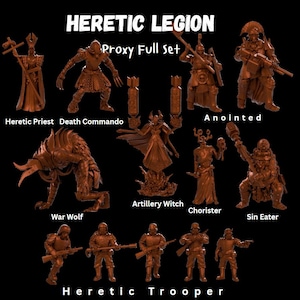 Trench Heretic Legion Proxy Full Set