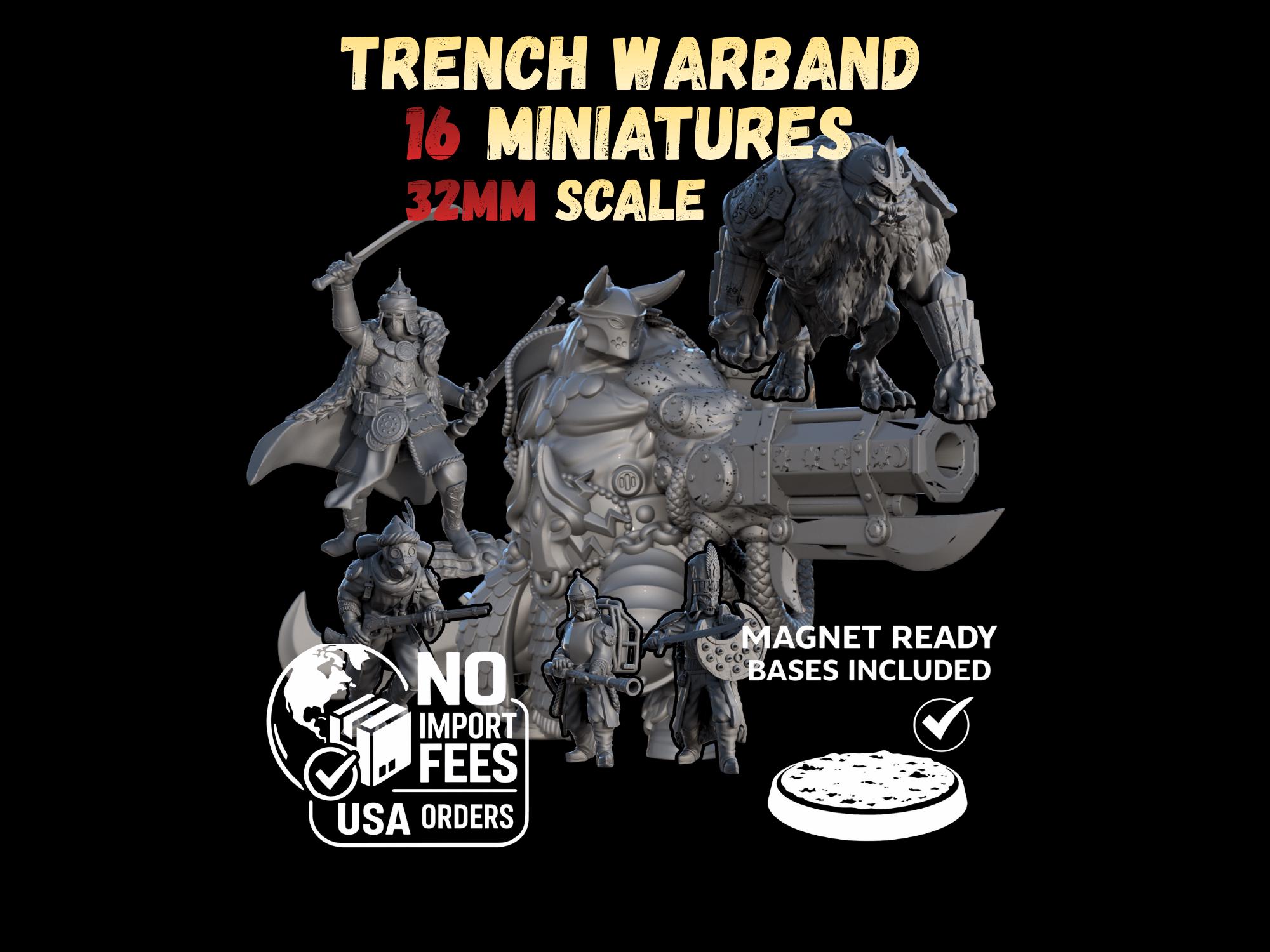 Bases - Old Battlefield - Round 100mm (x1) - Compatible Krieg