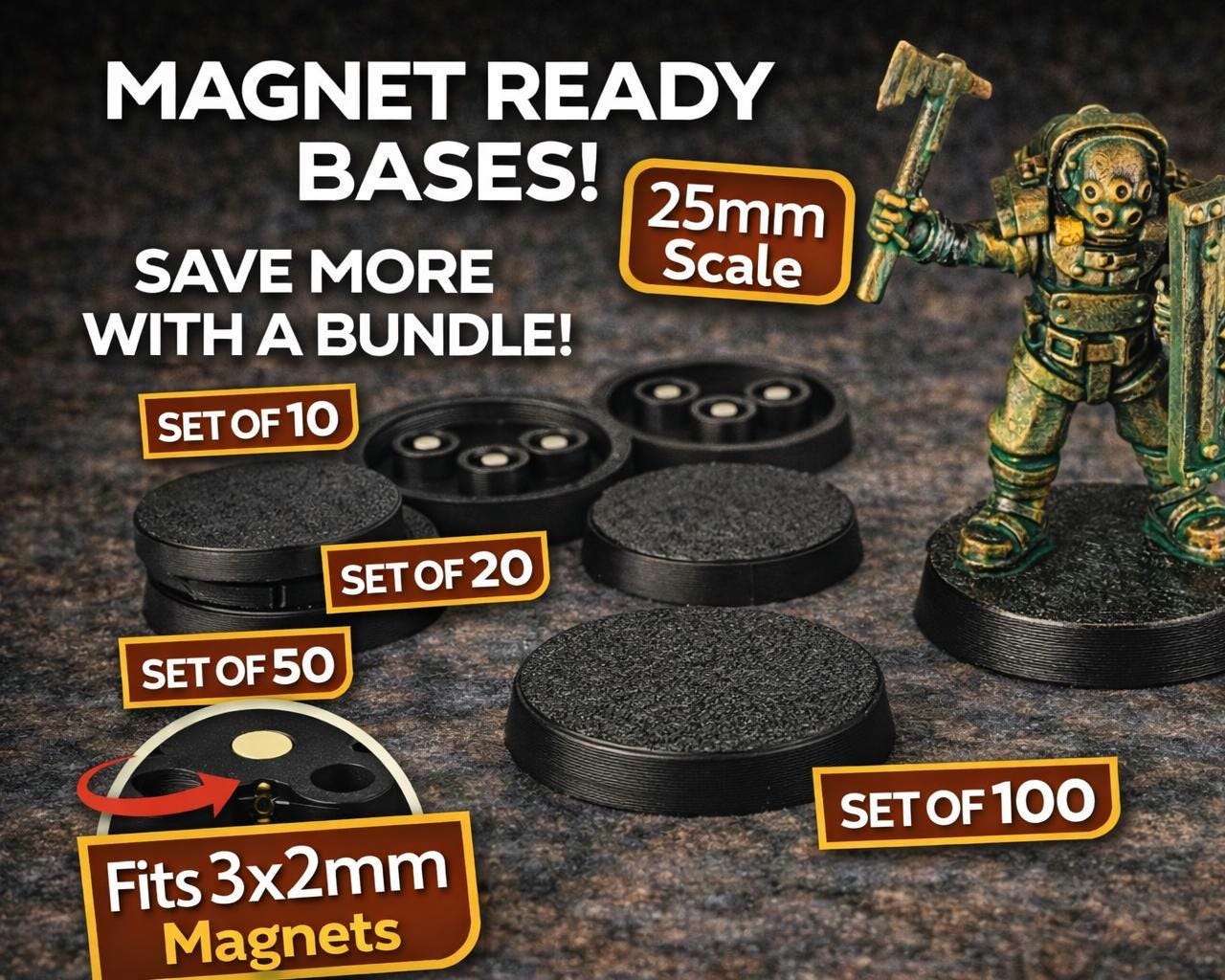Magnetic miniature base - Etsy 日本
