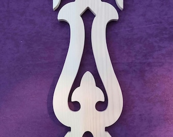 Porch balusters - extra wide at 7.2 in, 1/3 larger than most, Victorian, Gingerbread,  Railing, Architectural Ornaments, Home decorations.