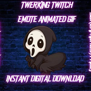 Twerking Ghostface (Scream) Dead by Daylight – Twitch Animated Emote – GIF