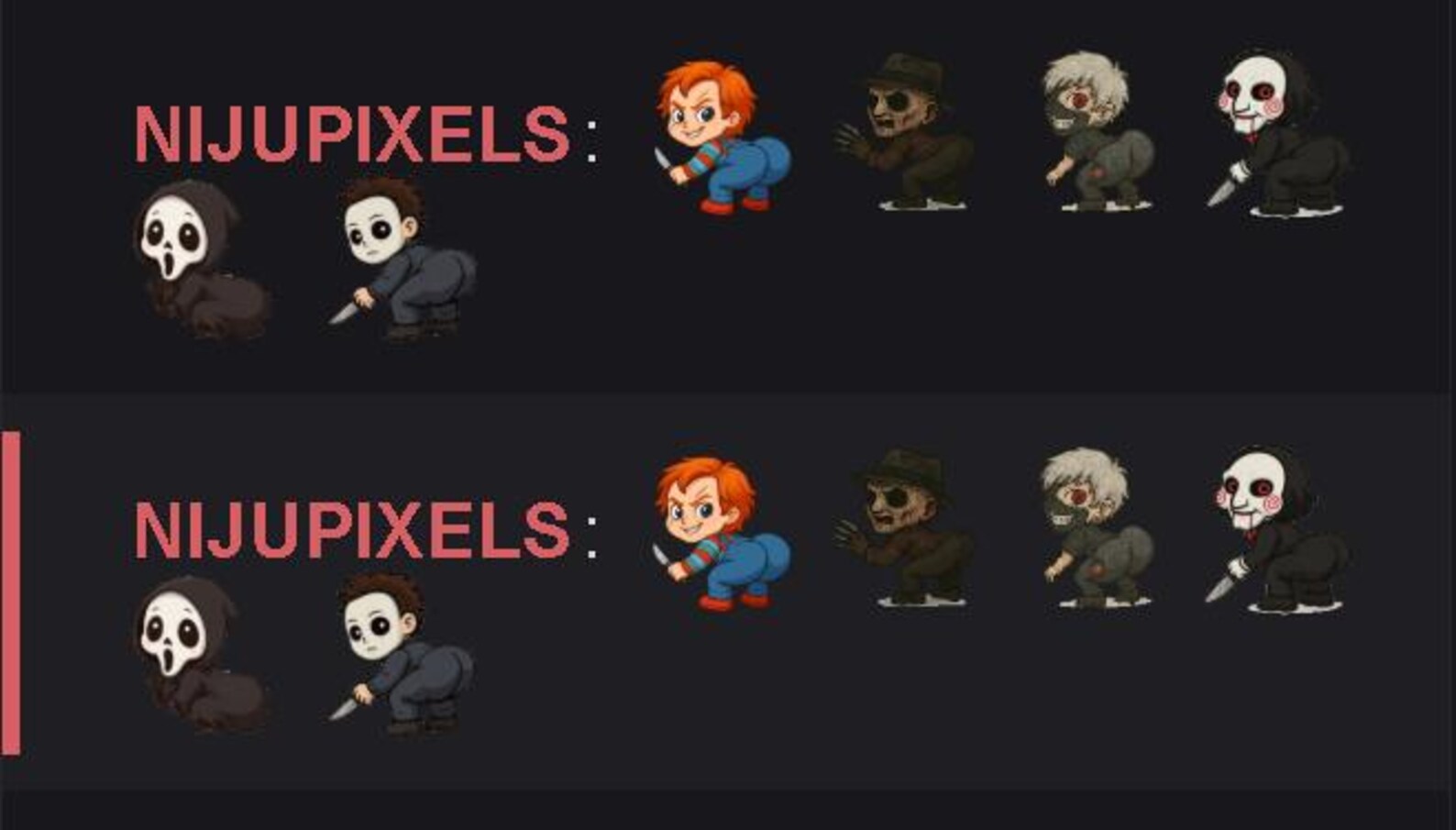 Twerking Horror Killer Emote Pack – Animated GIF Bundle – Ghostface ...