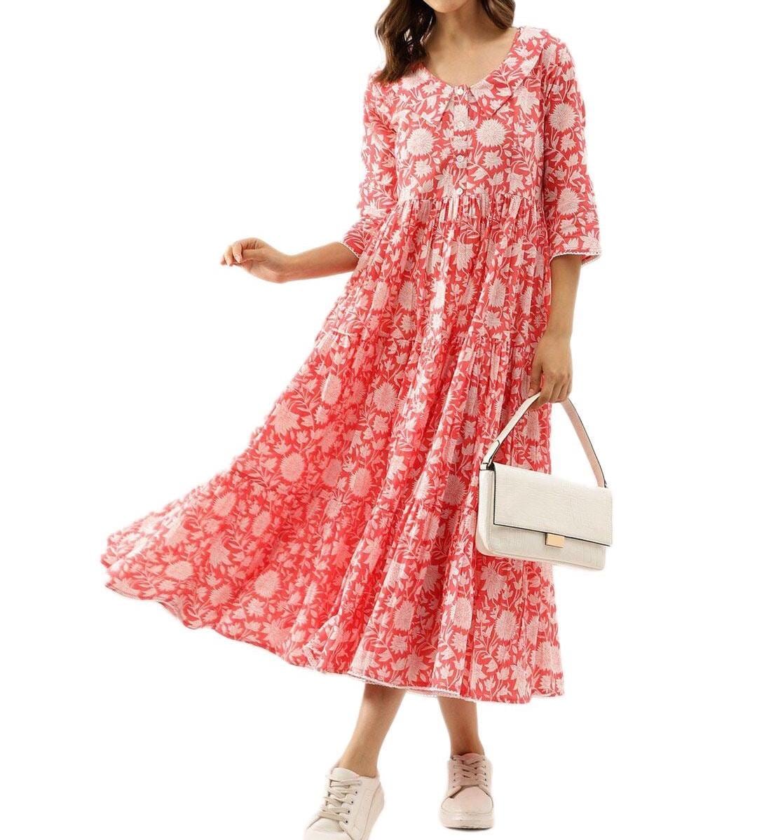 pink and orange dress plus size Plus Size Summer Off-Shoulder Maxi Dress with Pink Floral Print for Vacation