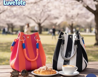 Cute Floral Tote Bag for Women | Large Beach & Teacher Shoulder Crossbody Bag, Small Everyday Tote Gift for Her