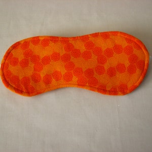 Sleep Mask / Eye Mask - Orange & Yellow