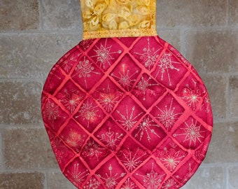 Christmas ornament potholders - assorted