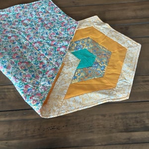 Triangle Table Runner Design Triangle Frenzy Table Runner 2- Assorted - Reversible - Etsy