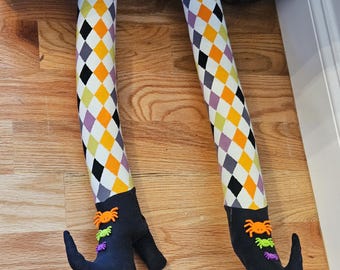 Jambes de sorcière d'Halloween
