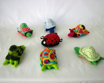 Jouet pour bébé tortue ou coccinelle - modèles assortis