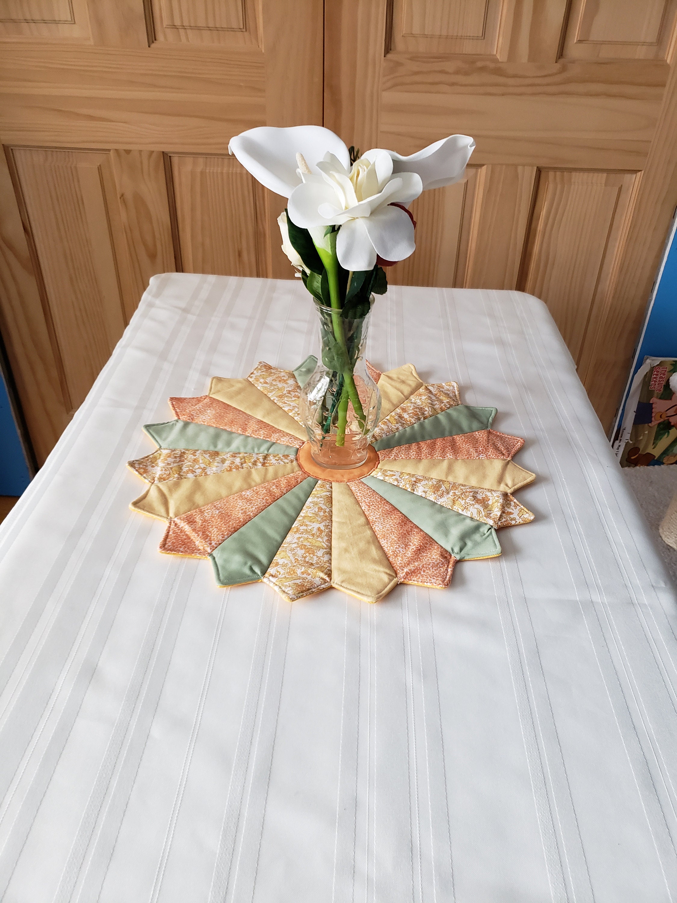 Table Topper - Quilted - Reversible - Multicolor - Etsy