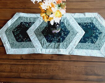 Triangle Frenzy Table Runner  2- assorted - reversible