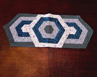 Chemin de table Triangle Frenzy - assortiment - réversible