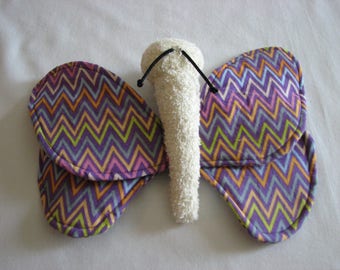 Butterfly -  assorted colors - crinkle toy - plush- sensory toy