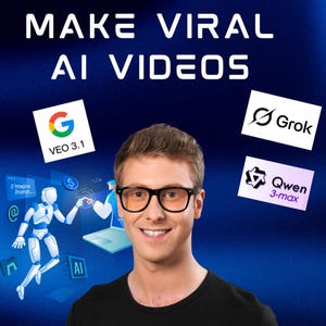 Curso intensivo de creación de vídeos virales con IA: VEO 3.1, Grok 4, herramientas Qwen3-Max / Curso intensivo en directo paso a paso / El único curso de IA que necesitas