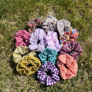 Maxi chouchou accessoire cheveux colorés
