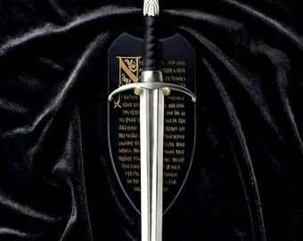 Jon Snow Sword of long claw - Iron Thrones - Valyrian Steel Jalic Blades, HBO series, Replica Aegon Targaryen, GOT Cosplay & Gift for Him