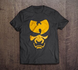 T-shirt Officiel Wu-Tang Clan – Logo Classique – Coupe Décontractée En Coton