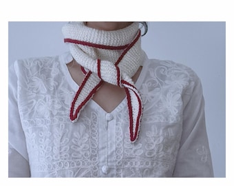 Beginner Friendly Skinny Scarf Knitting Patterns | Triangular, Point-to-Point Designs