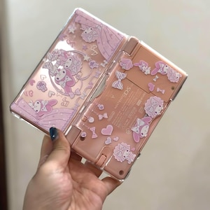 DIY Melody 3ds nds case full model series, 3ds 2ds nds replacement shells, cartoon anime handmade protective case for the mistress gifts