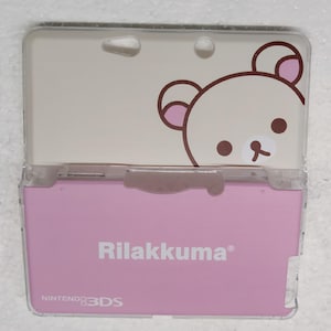 DIY Rilakkuma 3ds nds case full model series, 3ds 2ds nds replacement shells, cartoon anime handmade protective case for the mistress gifts
